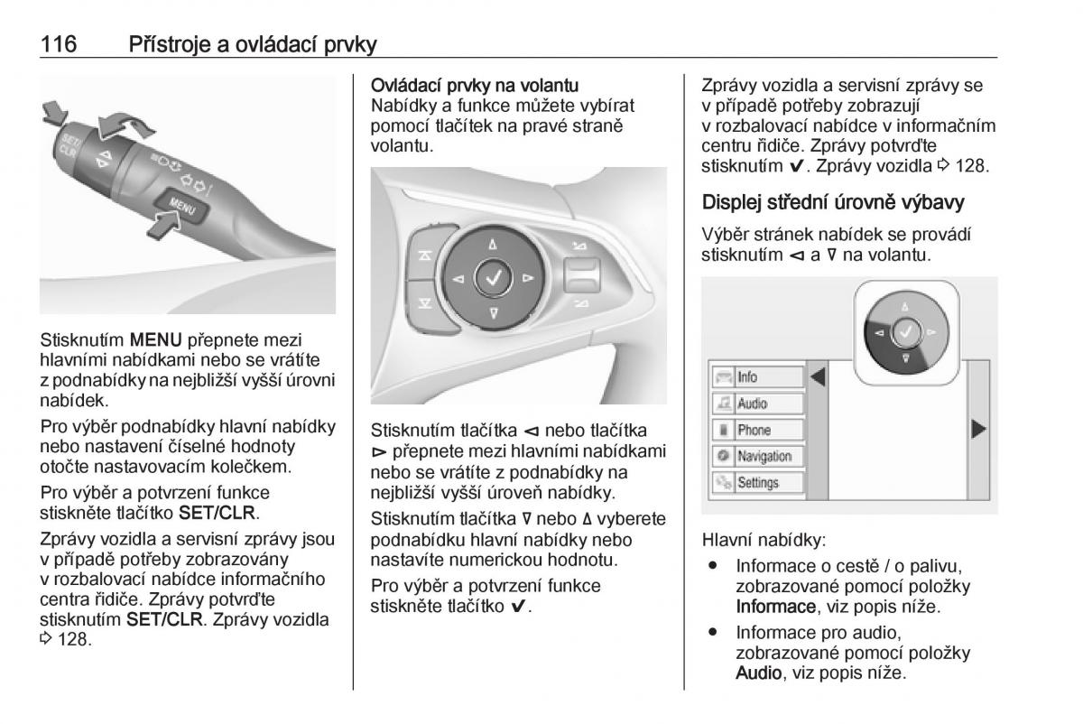 Opel Insignia B navod k obsludze / page 118