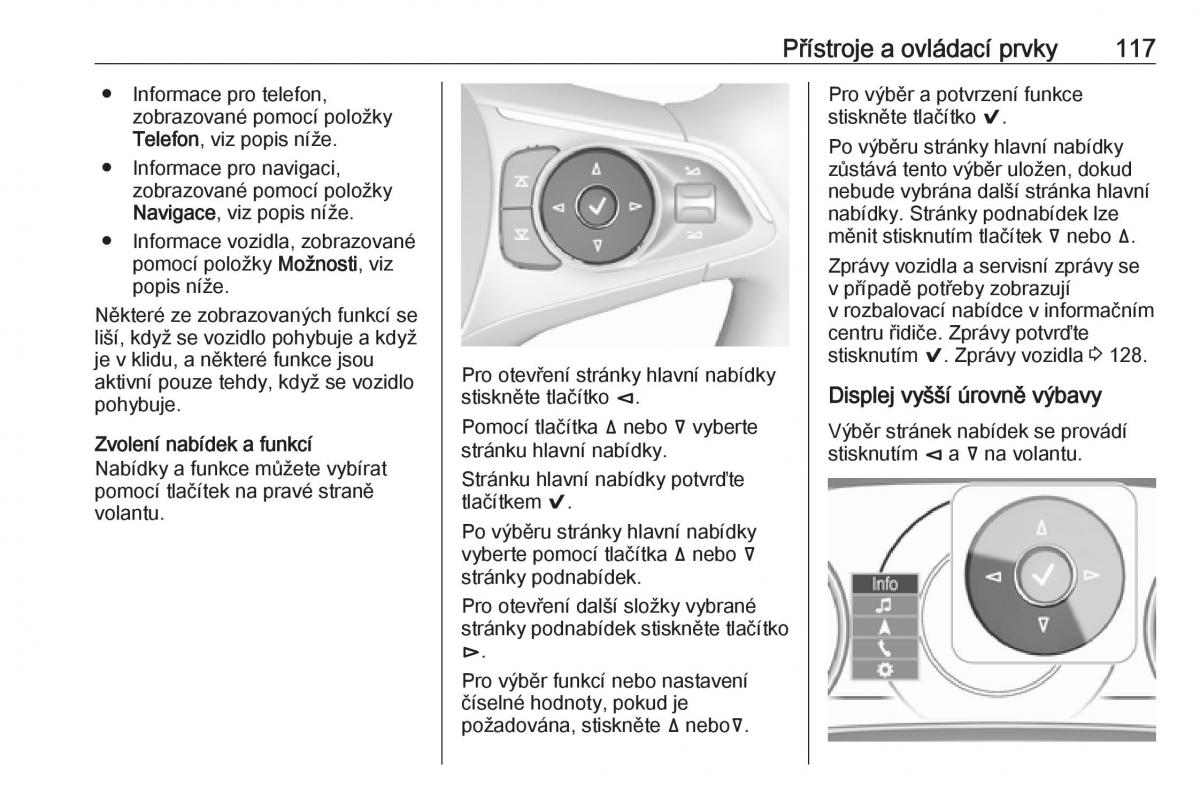 Opel Insignia B navod k obsludze / page 119