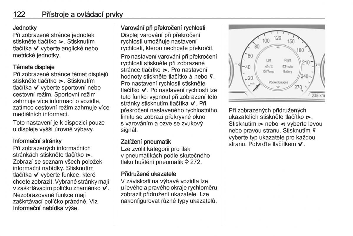 Opel Insignia B navod k obsludze / page 124