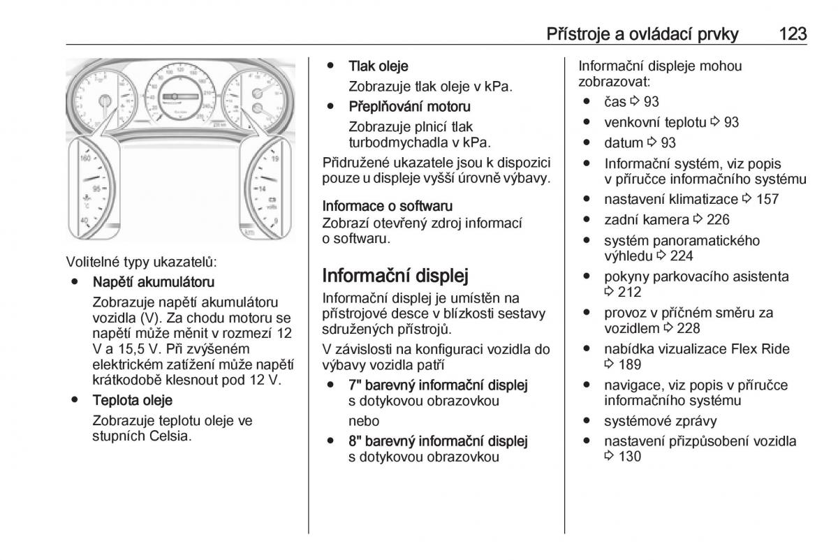 Opel Insignia B navod k obsludze / page 125