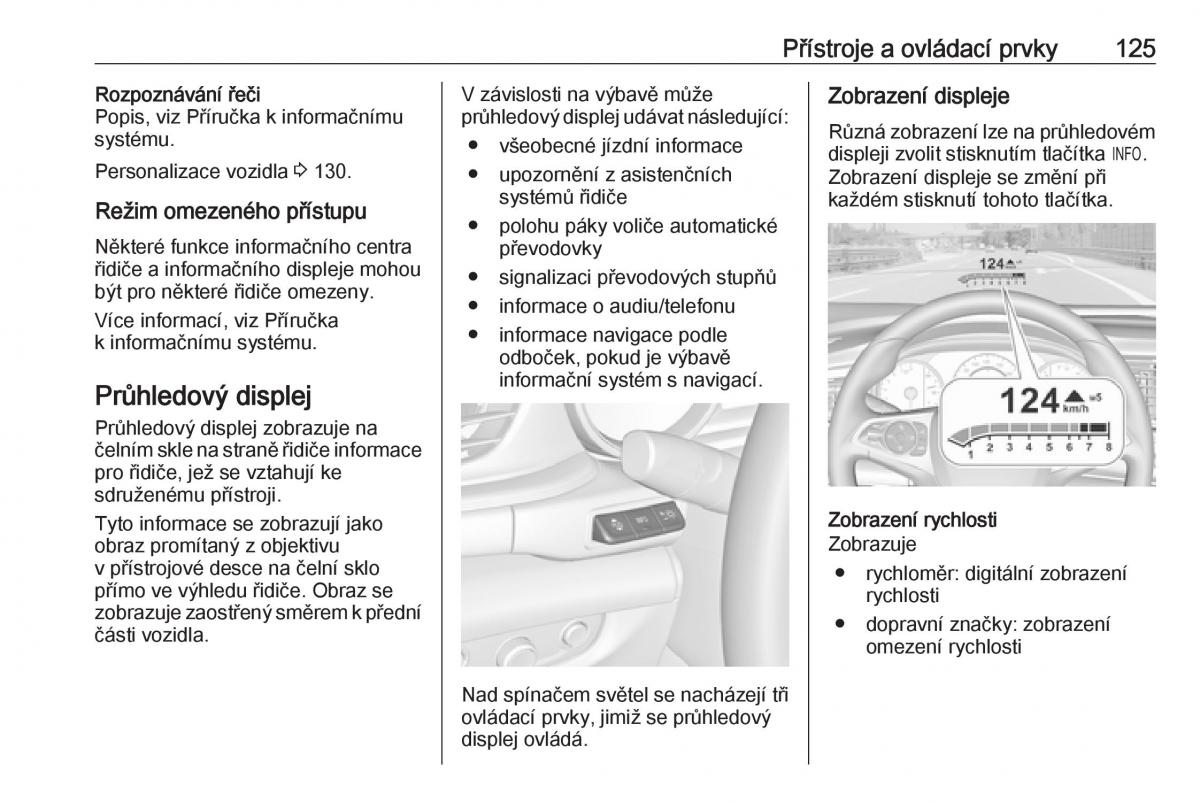 Opel Insignia B navod k obsludze / page 127