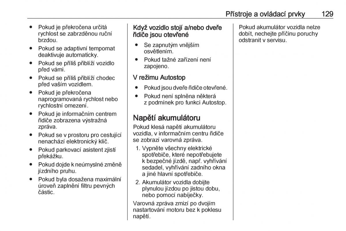 Opel Insignia B navod k obsludze / page 131