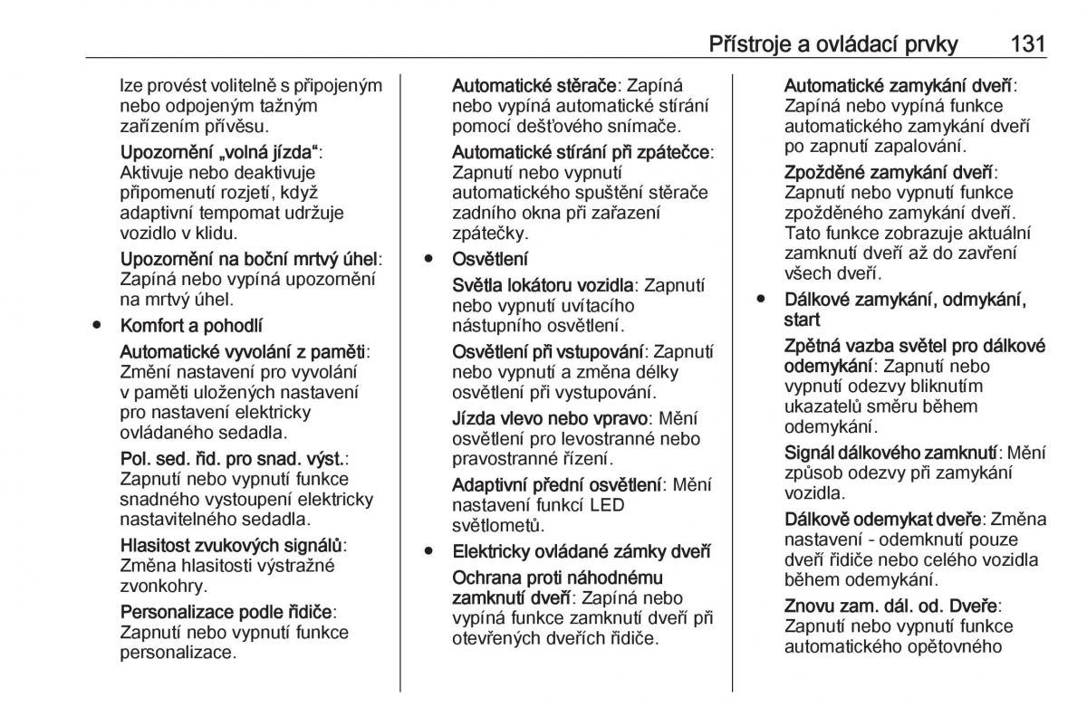 Opel Insignia B navod k obsludze / page 133