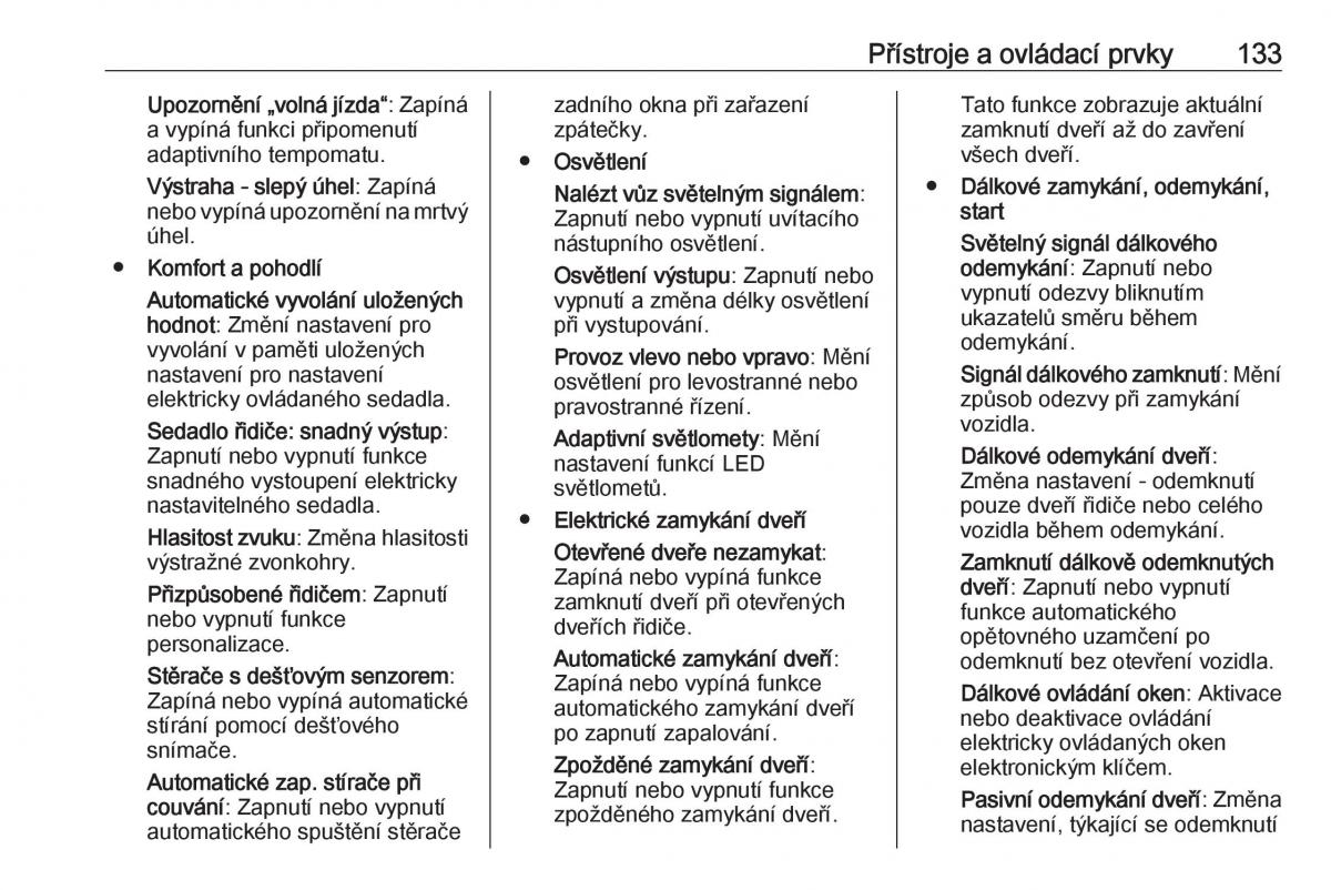 Opel Insignia B navod k obsludze / page 135