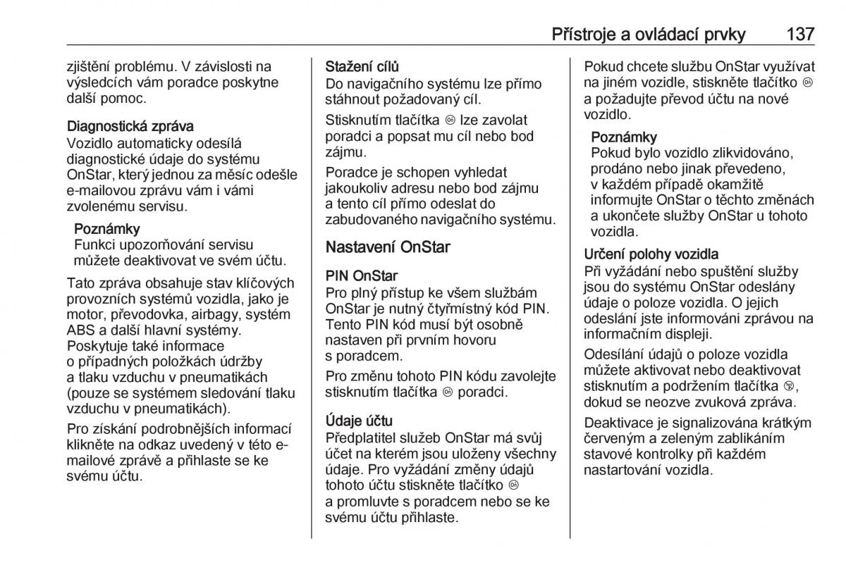 Opel Insignia B navod k obsludze / page 139