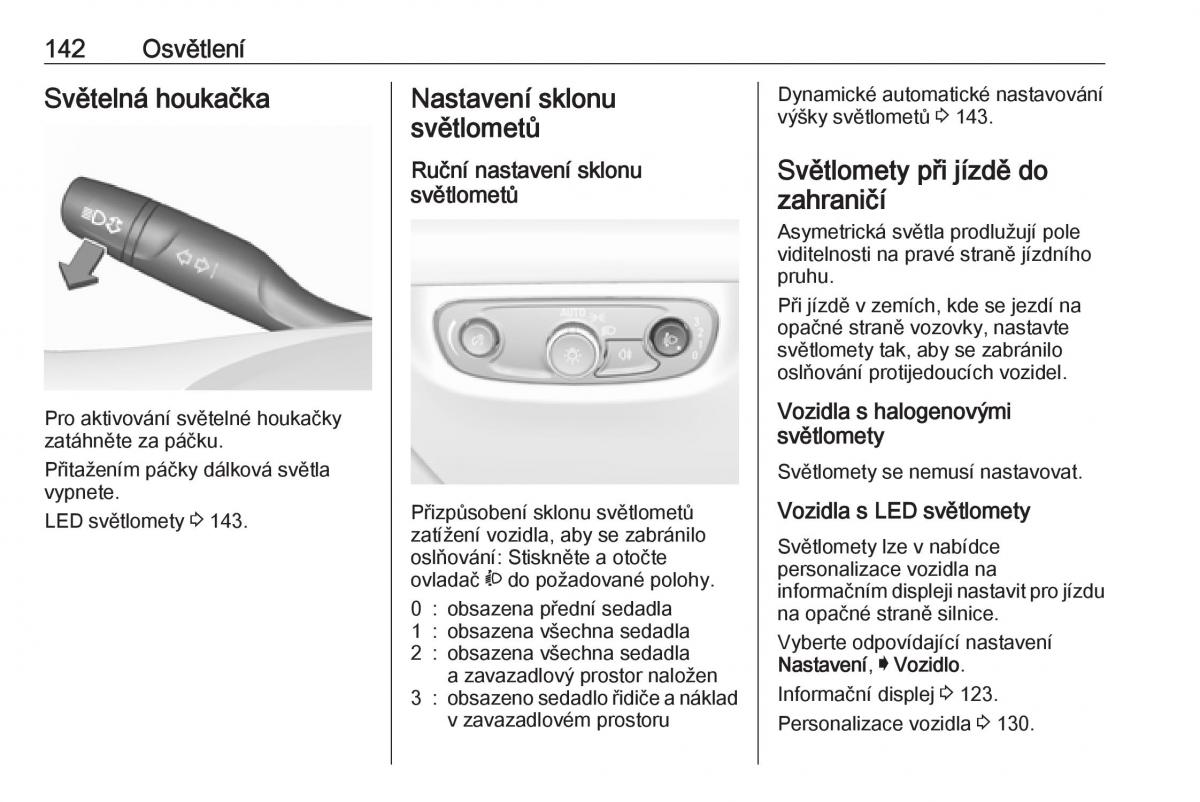 Opel Insignia B navod k obsludze / page 144