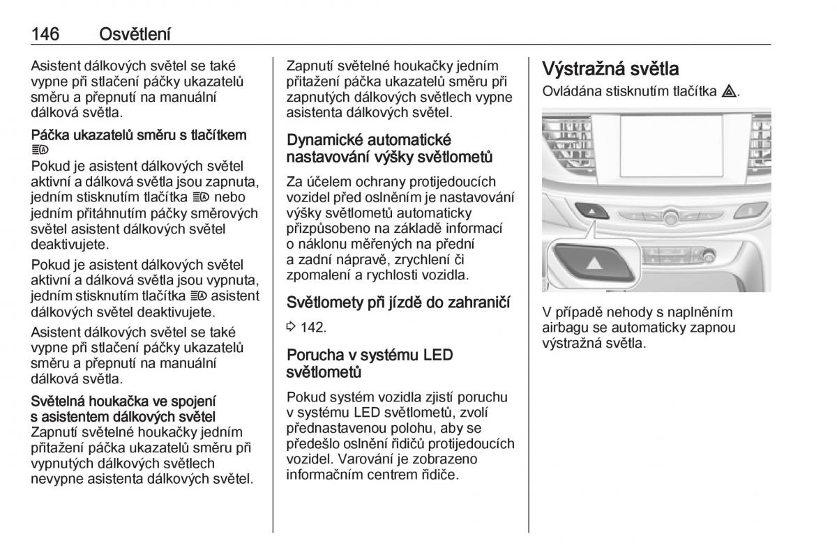 Opel Insignia B navod k obsludze / page 148