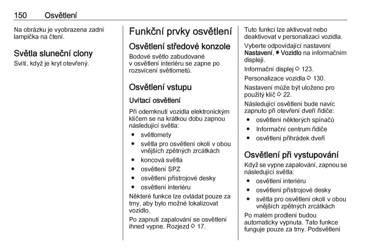 Opel Insignia B navod k obsludze / page 152