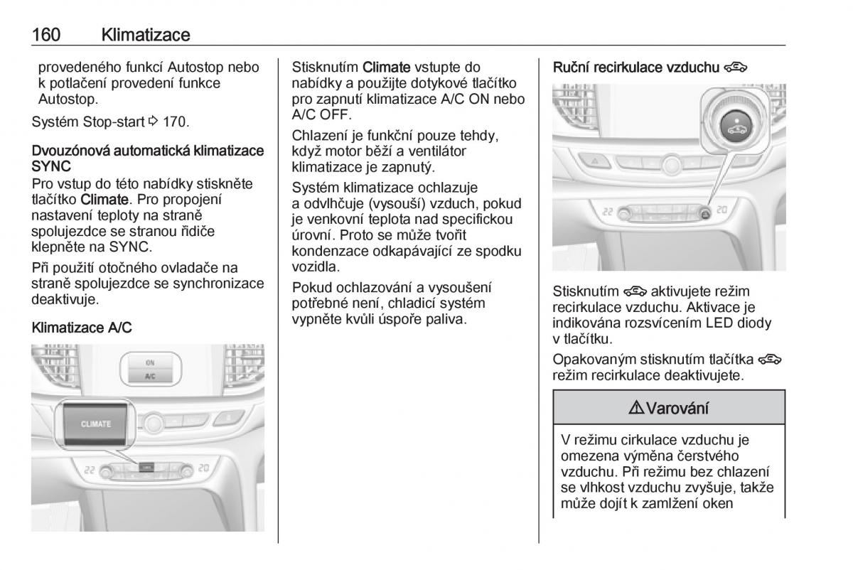 Opel Insignia B navod k obsludze / page 162