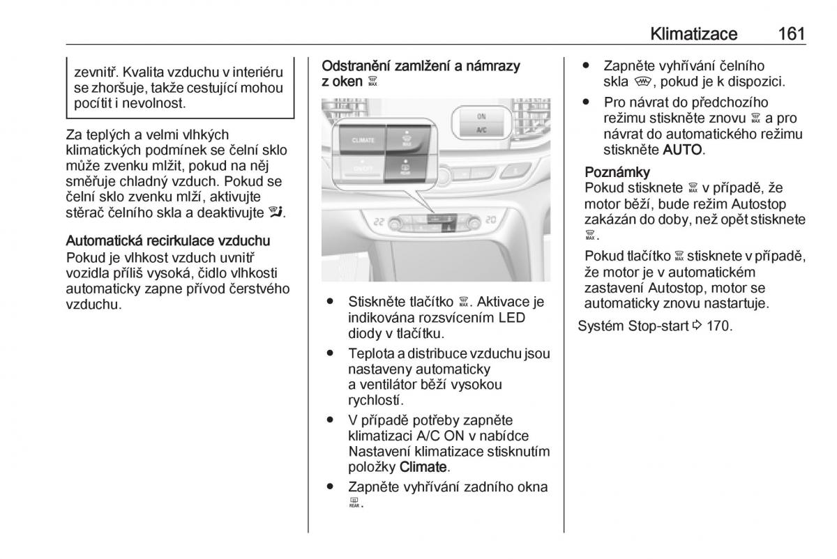 Opel Insignia B navod k obsludze / page 163