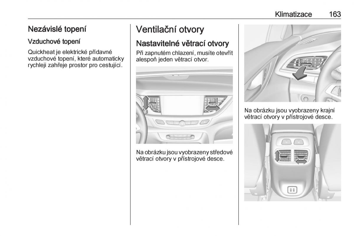 Opel Insignia B navod k obsludze / page 165