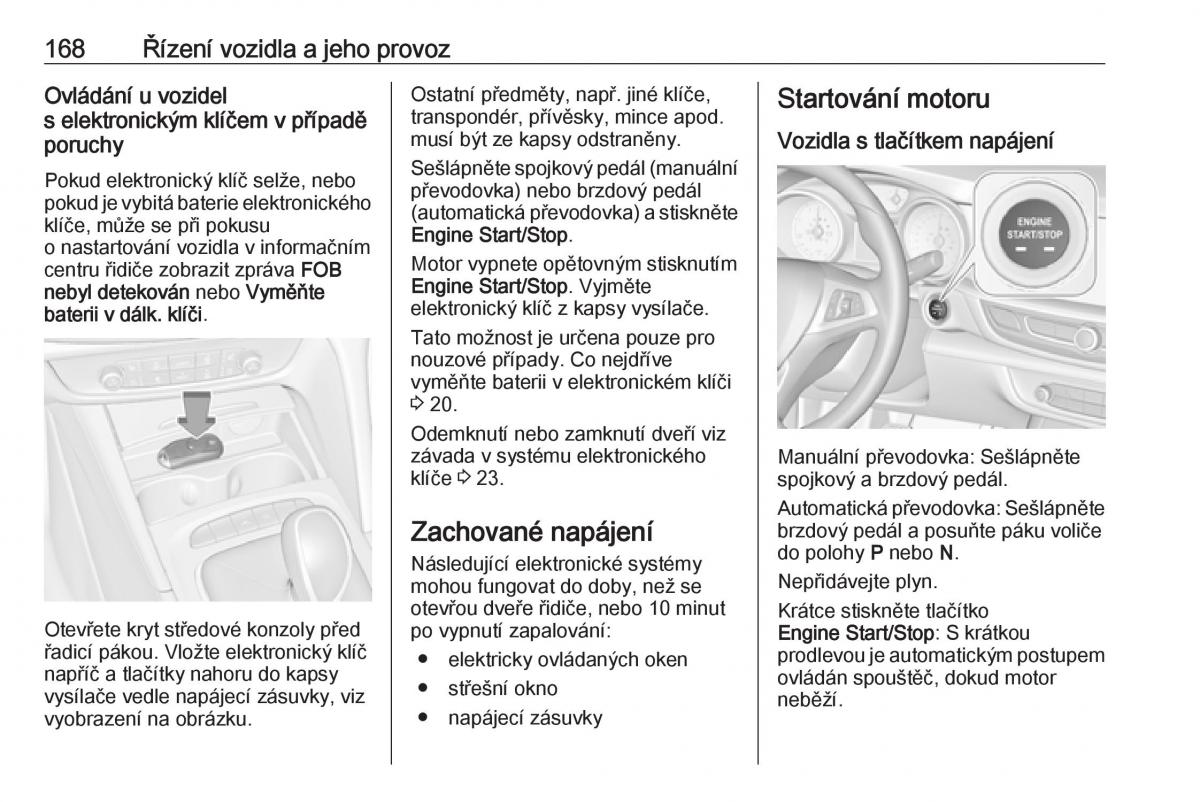 Opel Insignia B navod k obsludze / page 170