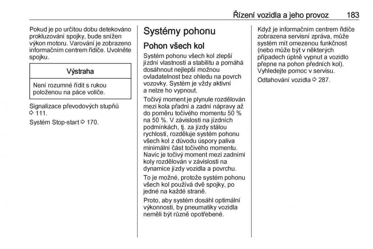 Opel Insignia B navod k obsludze / page 185