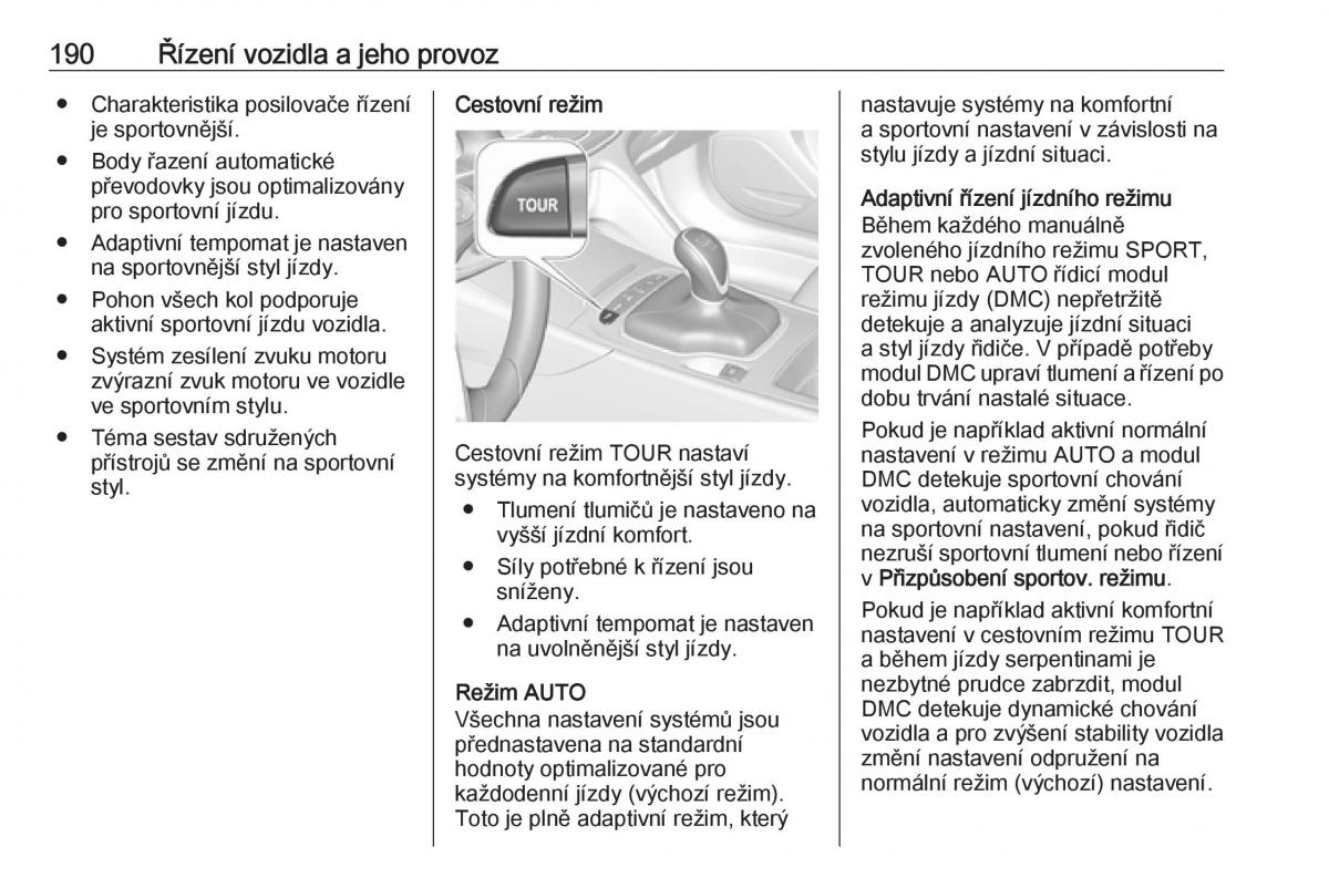 Opel Insignia B navod k obsludze / page 192