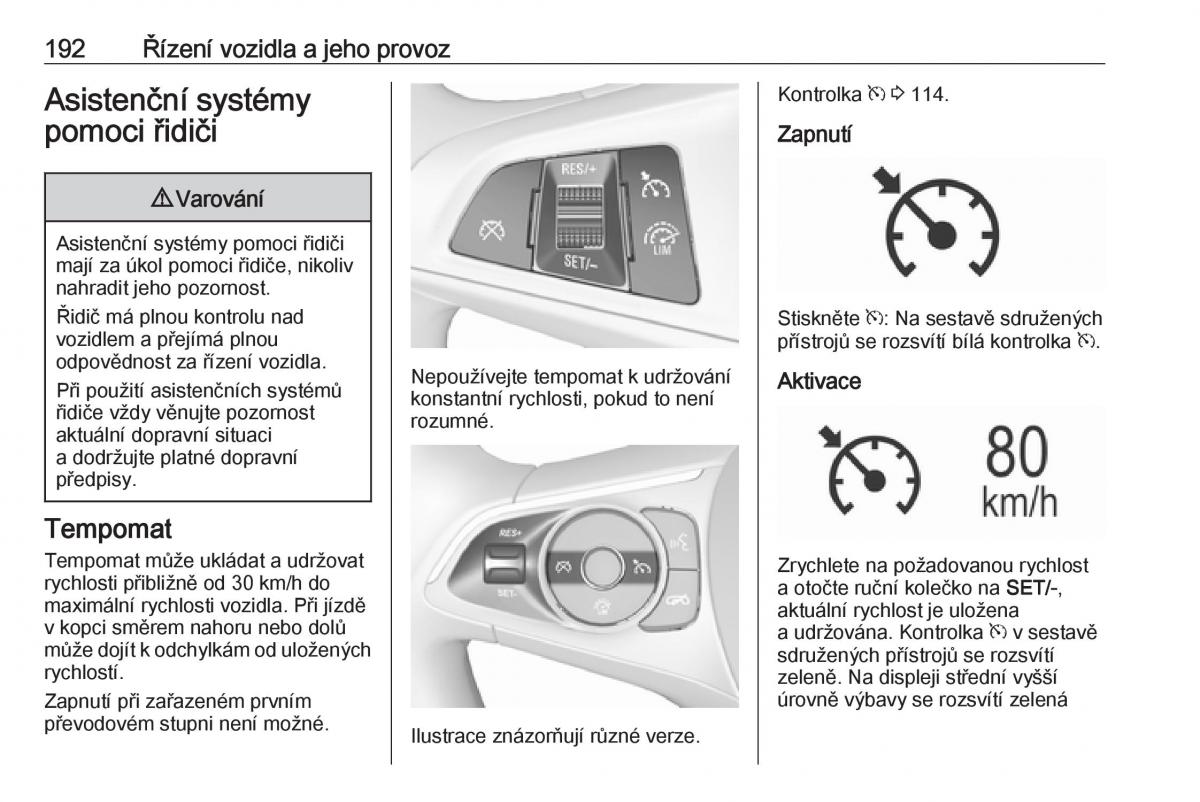 Opel Insignia B navod k obsludze / page 194