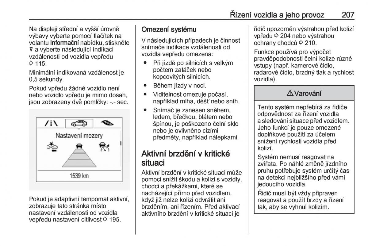 Opel Insignia B navod k obsludze / page 209