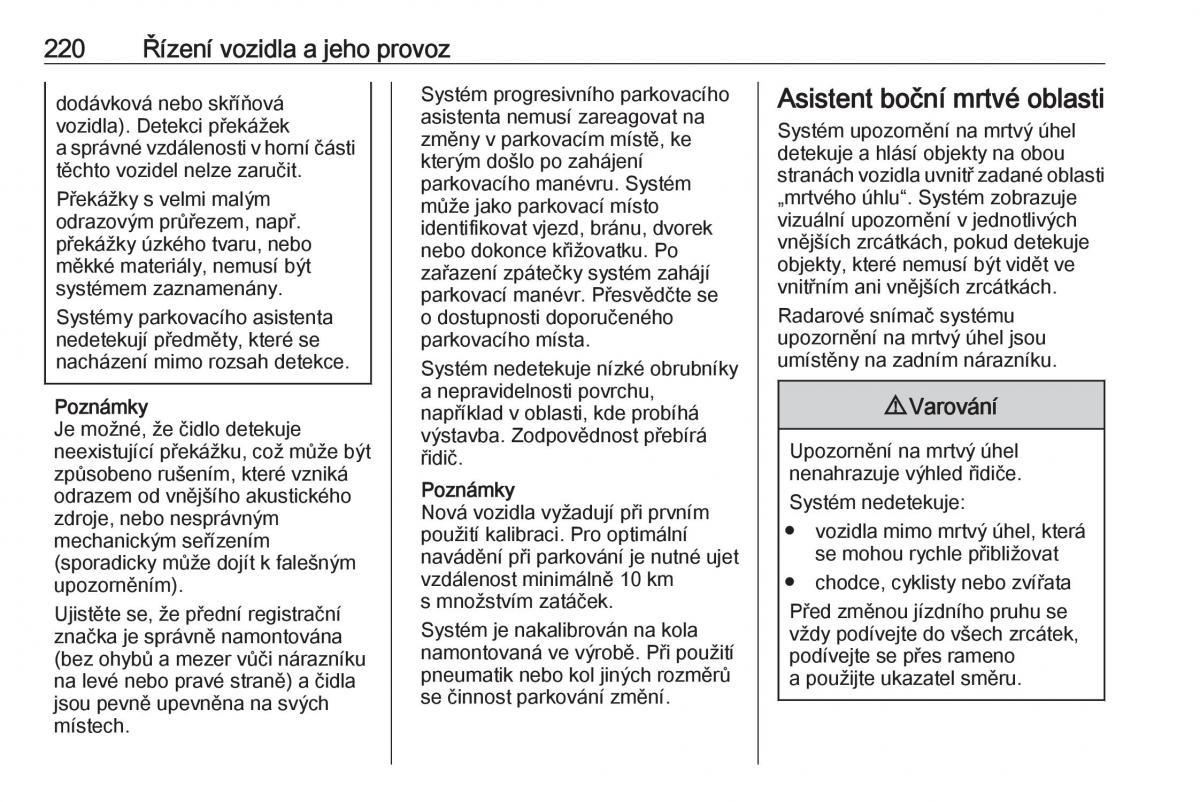 Opel Insignia B navod k obsludze / page 222