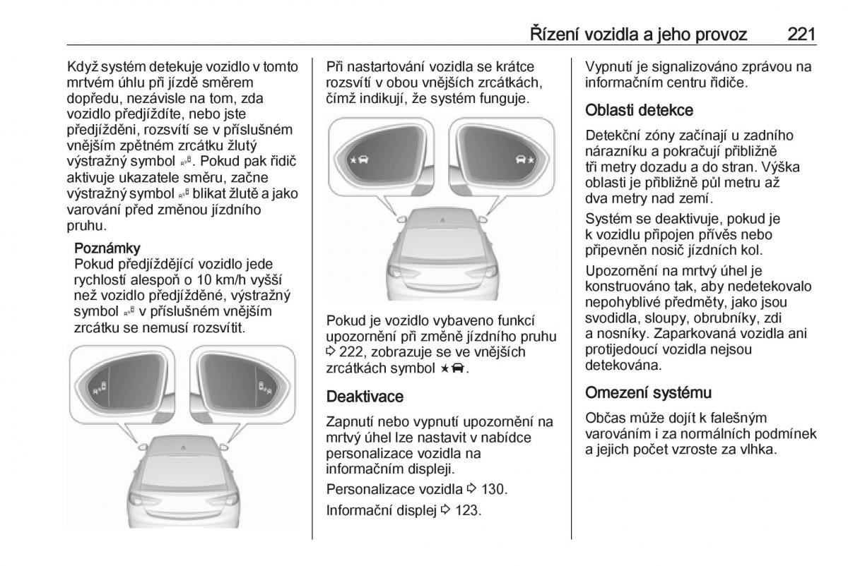 Opel Insignia B navod k obsludze / page 223