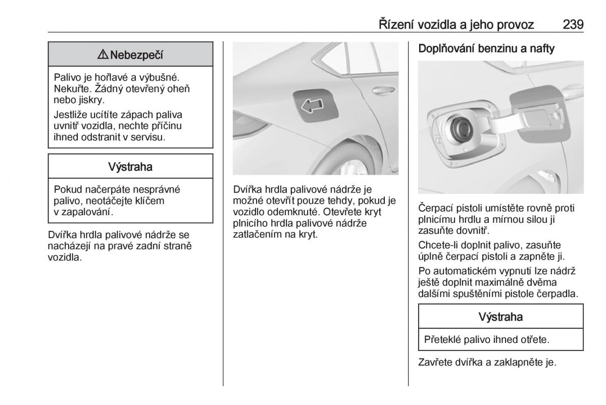 Opel Insignia B navod k obsludze / page 241