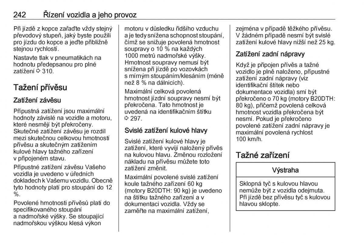 Opel Insignia B navod k obsludze / page 244