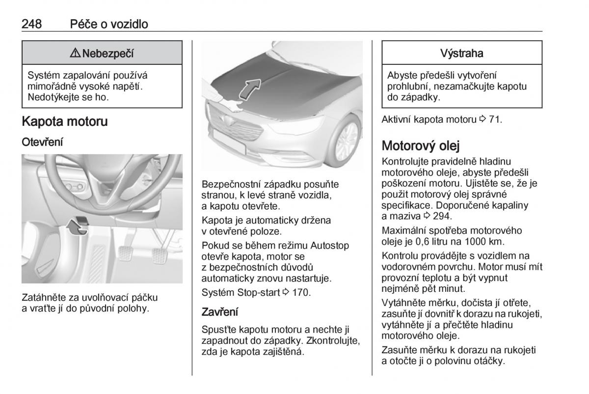 Opel Insignia B navod k obsludze / page 250