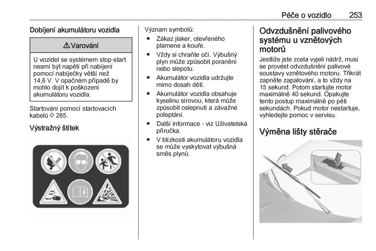 Opel Insignia B navod k obsludze / page 255