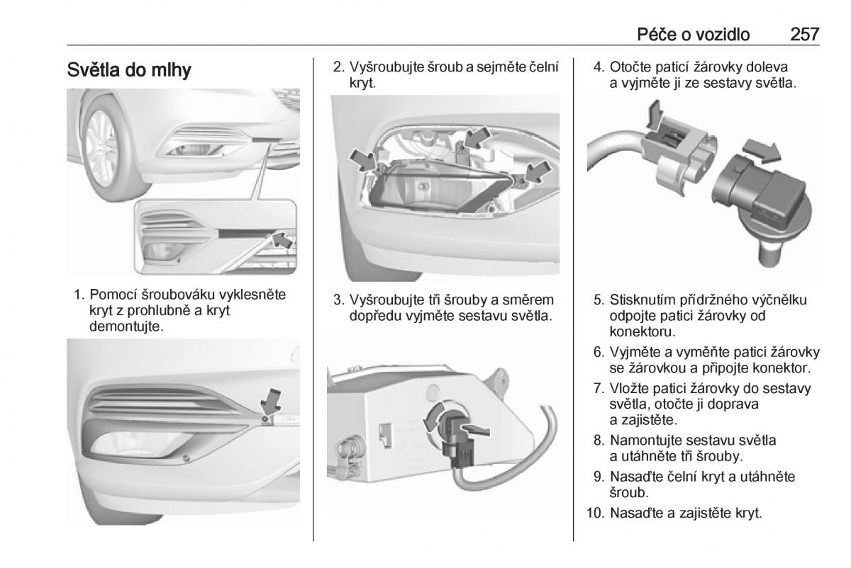 Opel Insignia B navod k obsludze / page 259