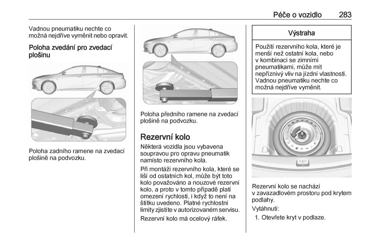 Opel Insignia B navod k obsludze / page 285