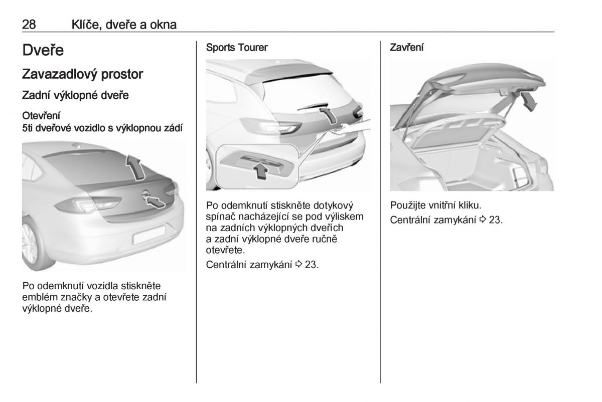 Opel Insignia B navod k obsludze / page 30