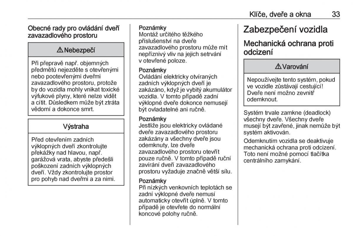 Opel Insignia B navod k obsludze / page 35