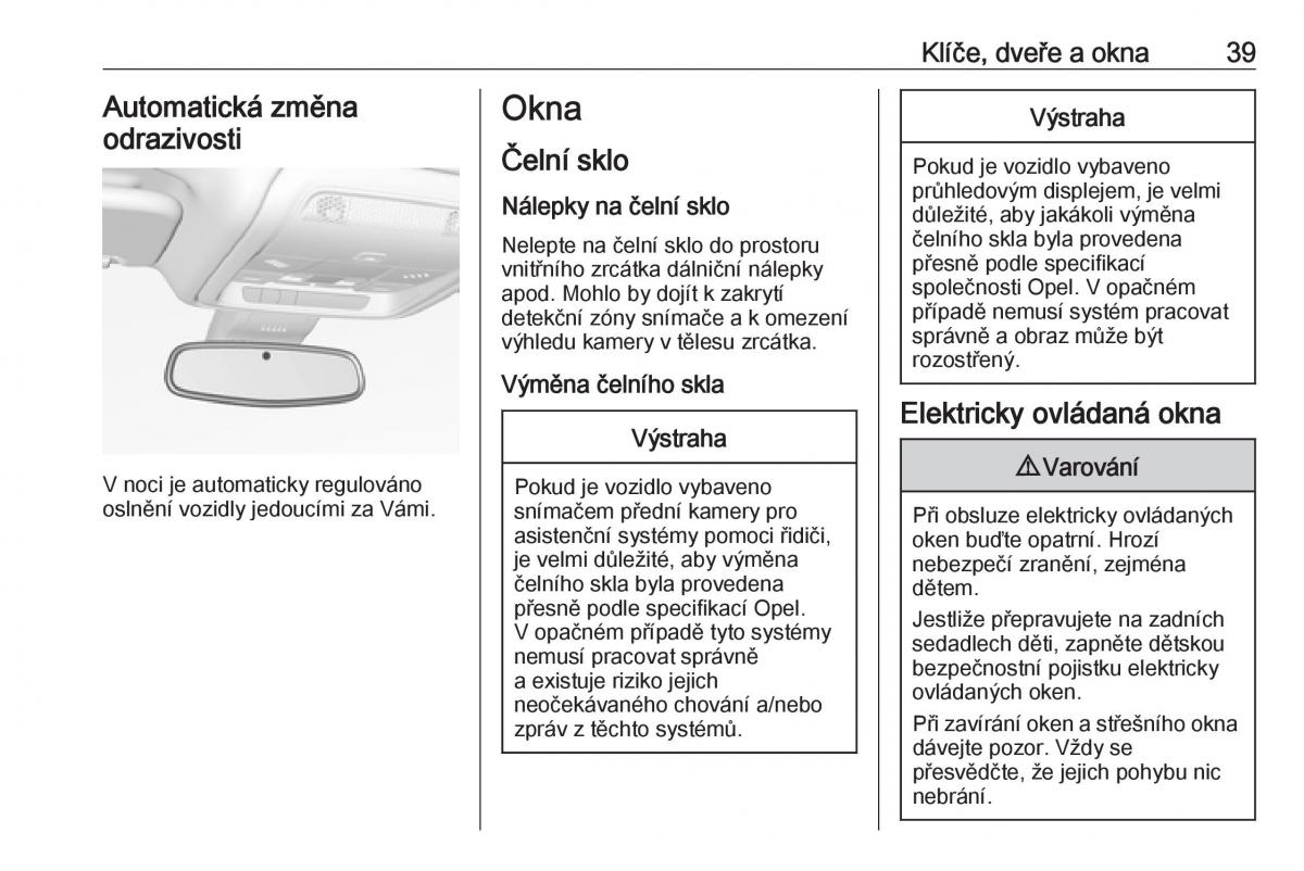 Opel Insignia B navod k obsludze / page 41