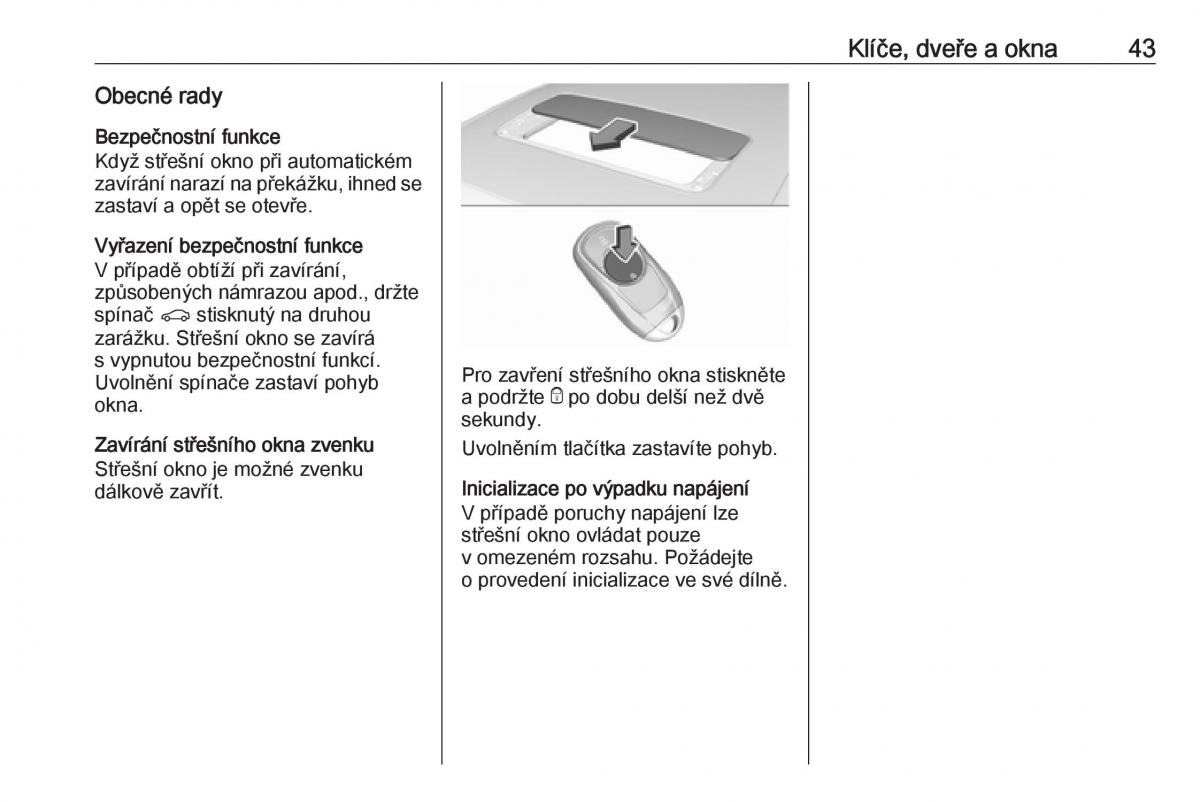 Opel Insignia B navod k obsludze / page 45