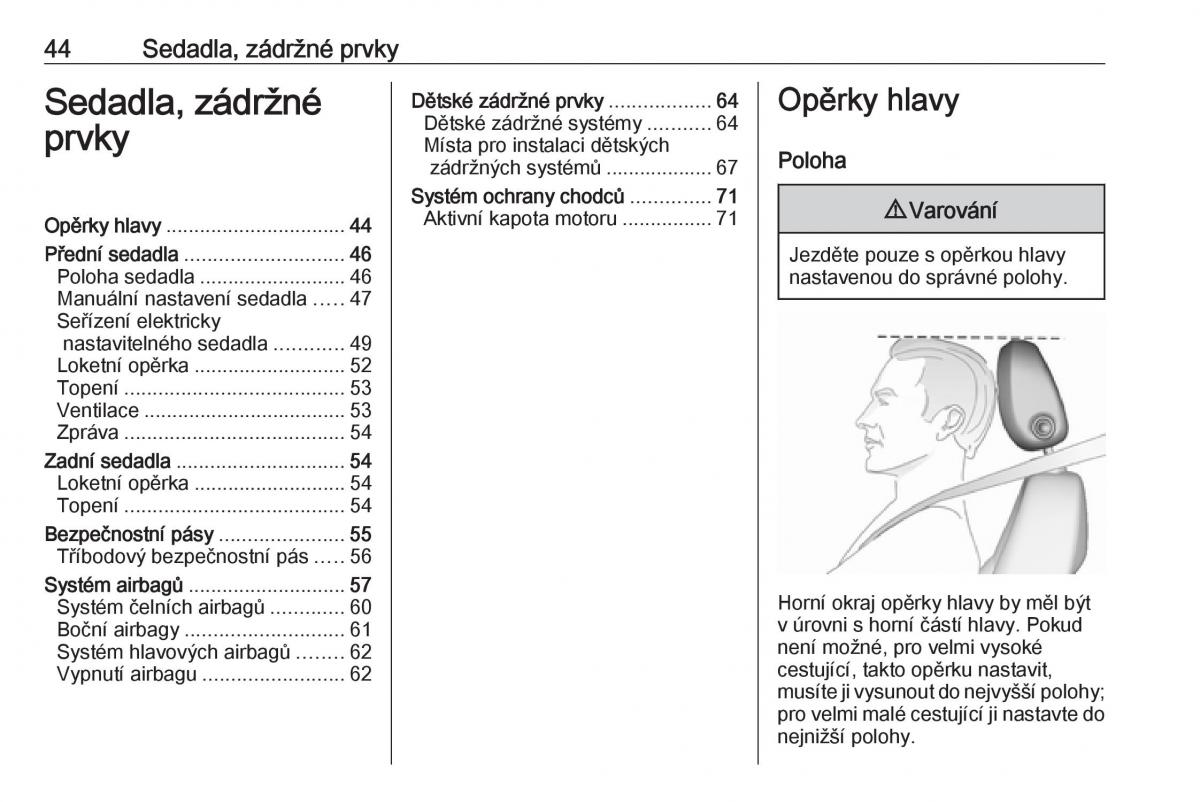 Opel Insignia B navod k obsludze / page 46