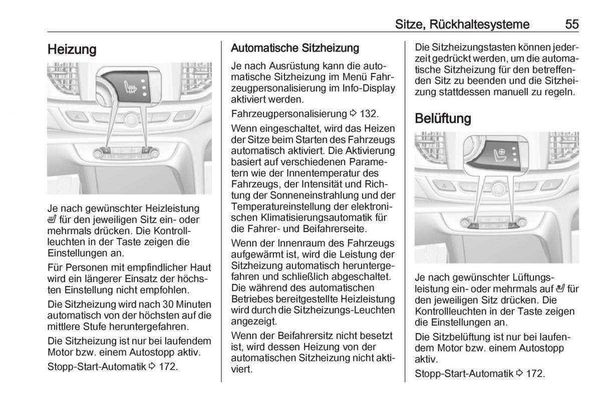 Opel Insignia B Handbuch / page 57