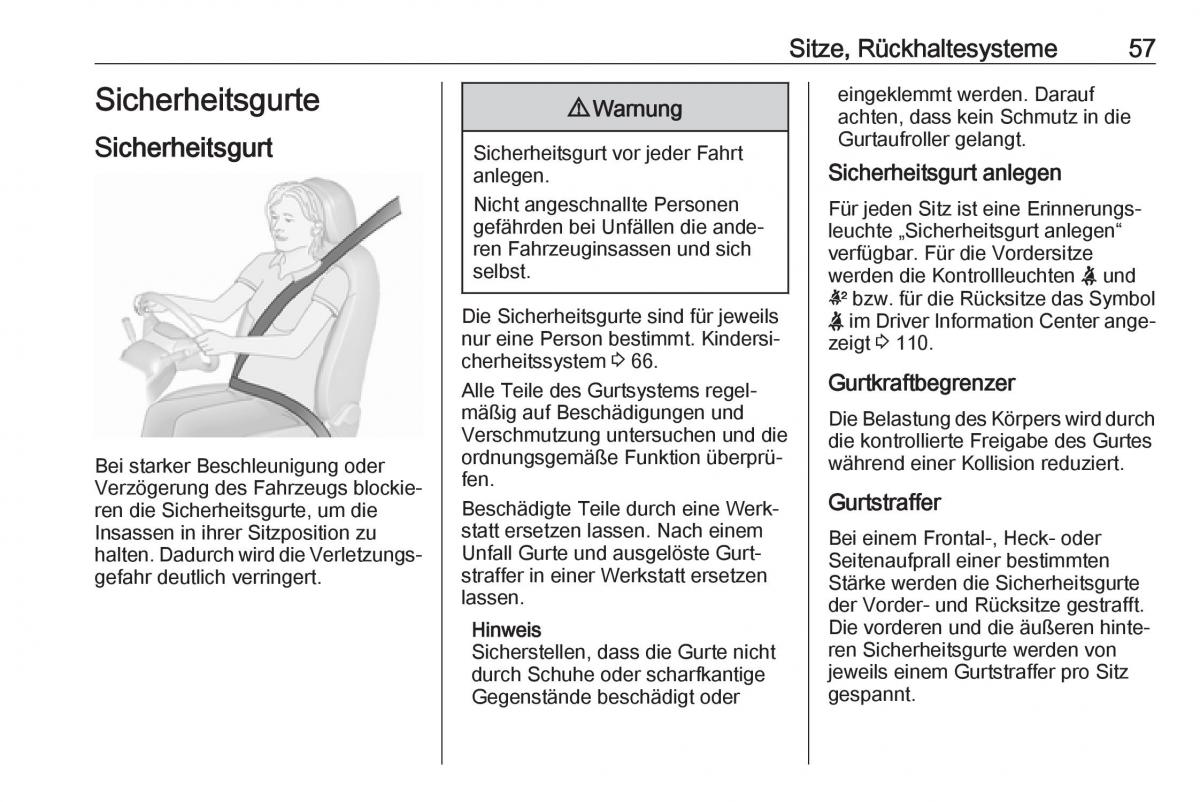 Opel Insignia B Handbuch / page 59