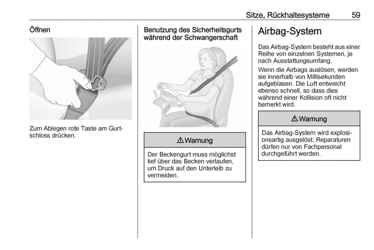 Opel Insignia B Handbuch / page 61