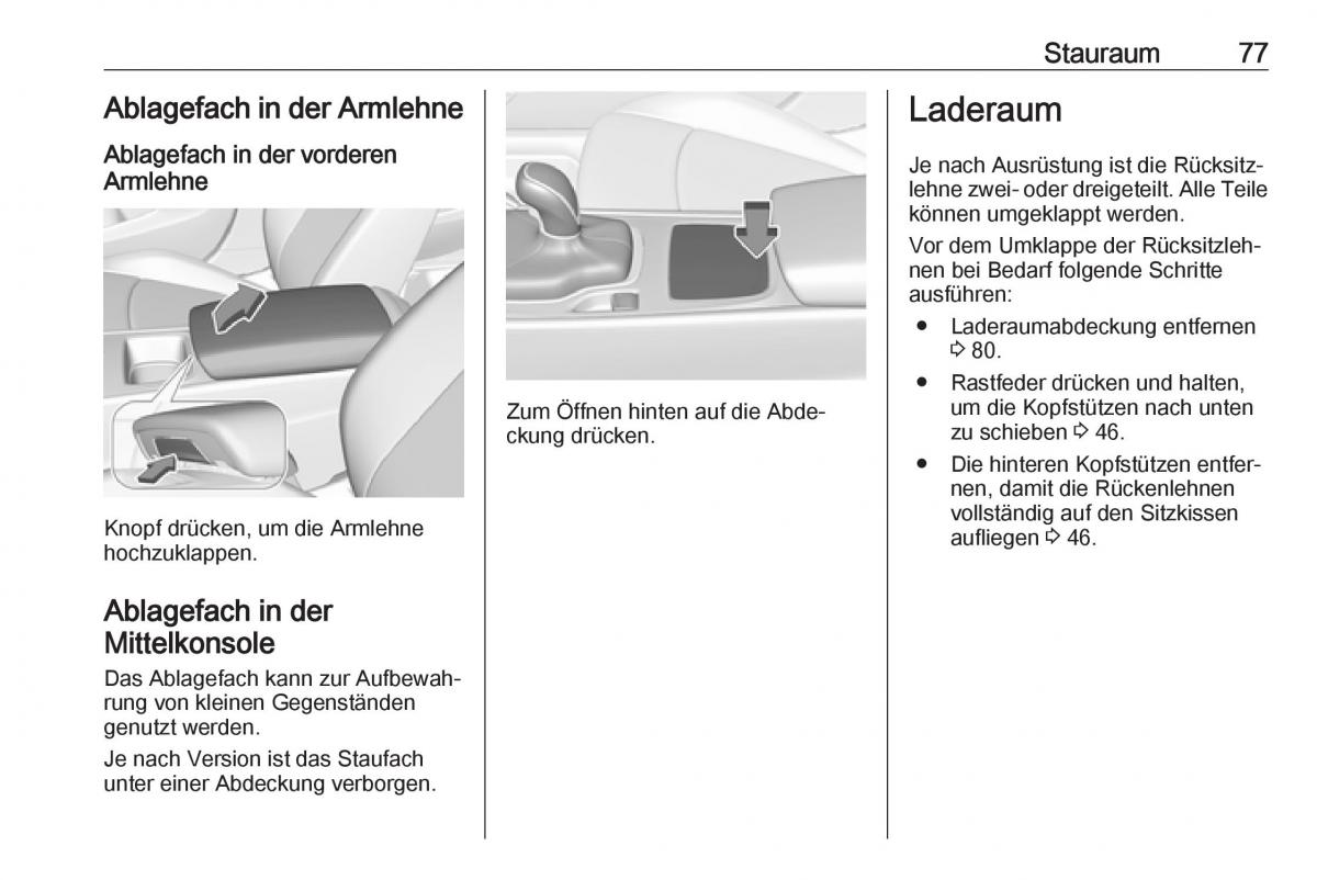 Opel Insignia B Handbuch / page 79