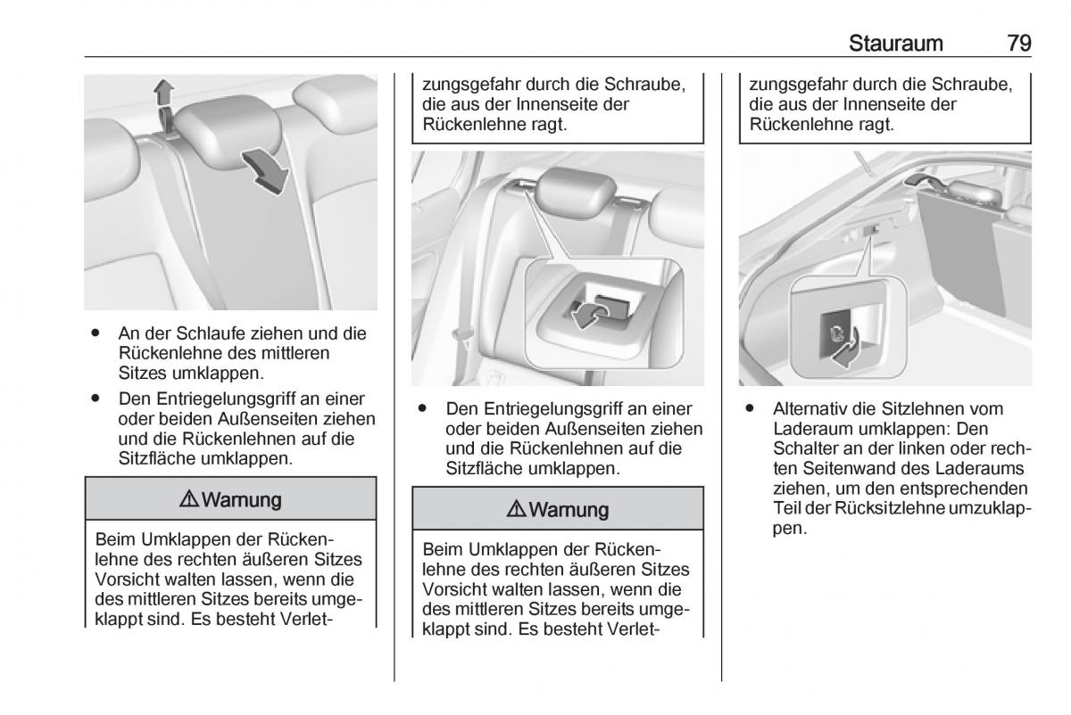 Opel Insignia B Handbuch / page 81