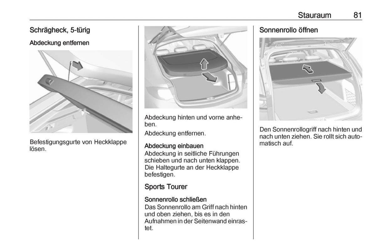 Opel Insignia B Handbuch / page 83