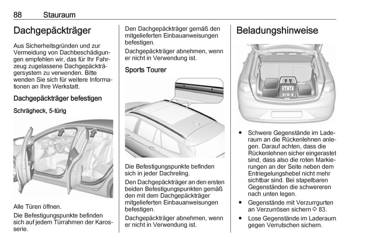 Opel Insignia B Handbuch / page 90