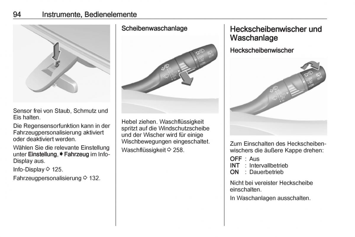 Opel Insignia B Handbuch / page 96