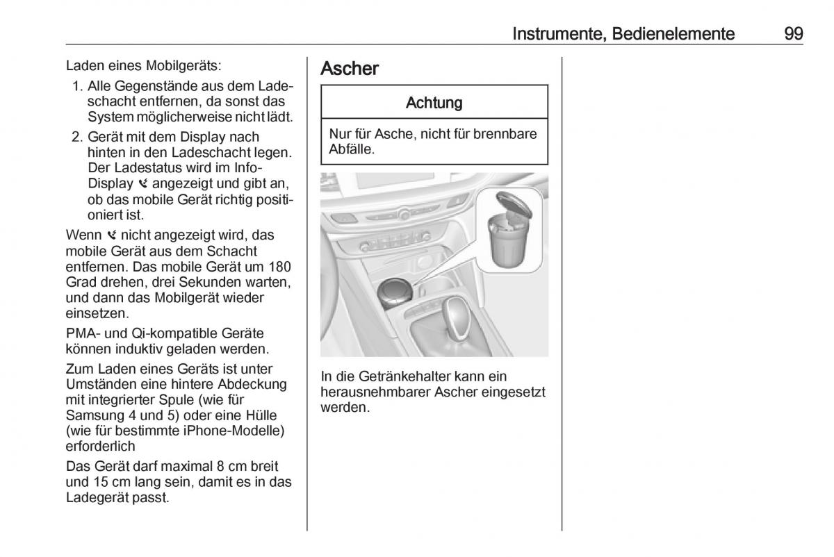 Opel Insignia B Handbuch / page 101