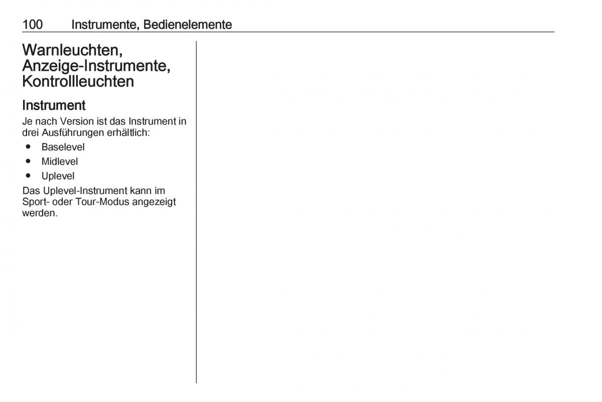 Opel Insignia B Handbuch / page 102