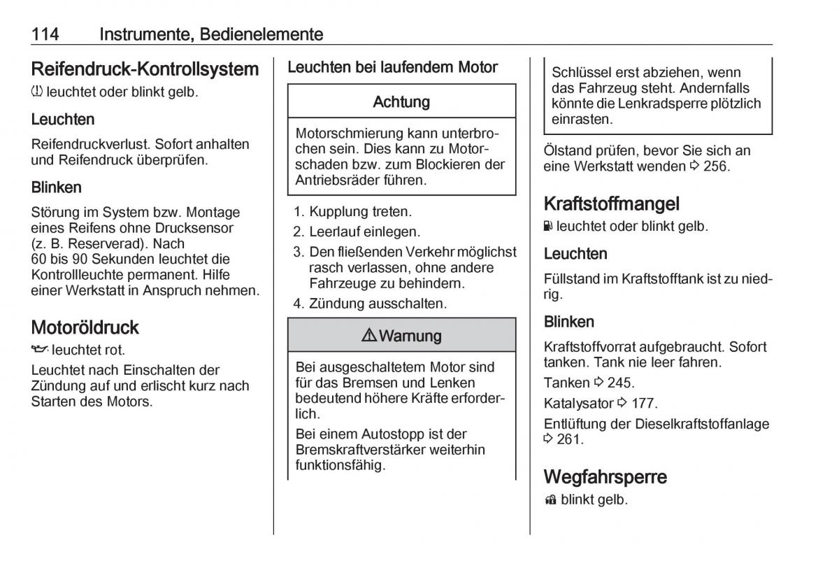 Opel Insignia B Handbuch / page 116