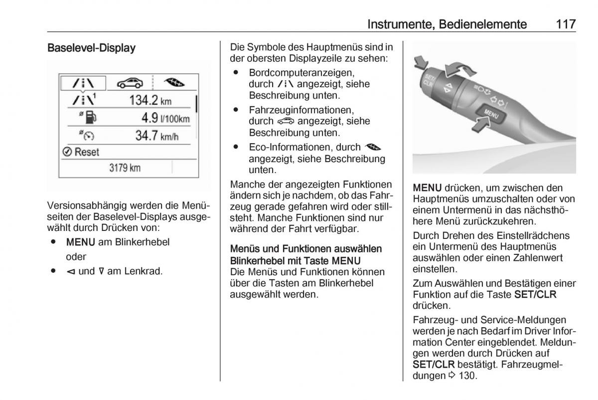 Opel Insignia B Handbuch / page 119