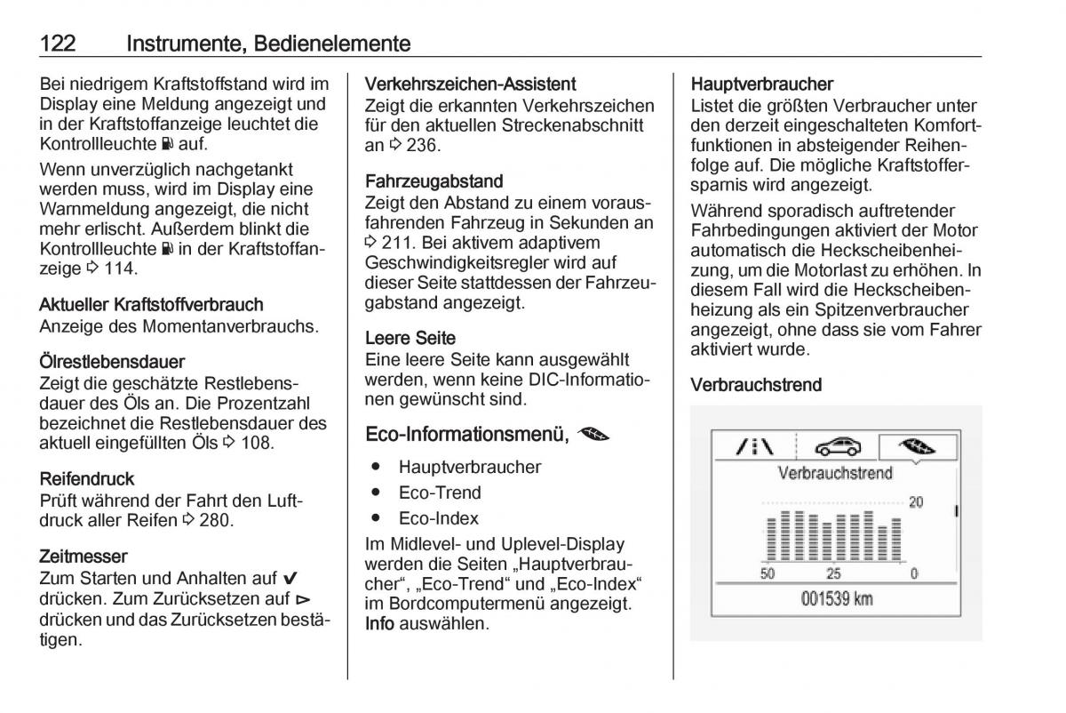 Opel Insignia B Handbuch / page 124