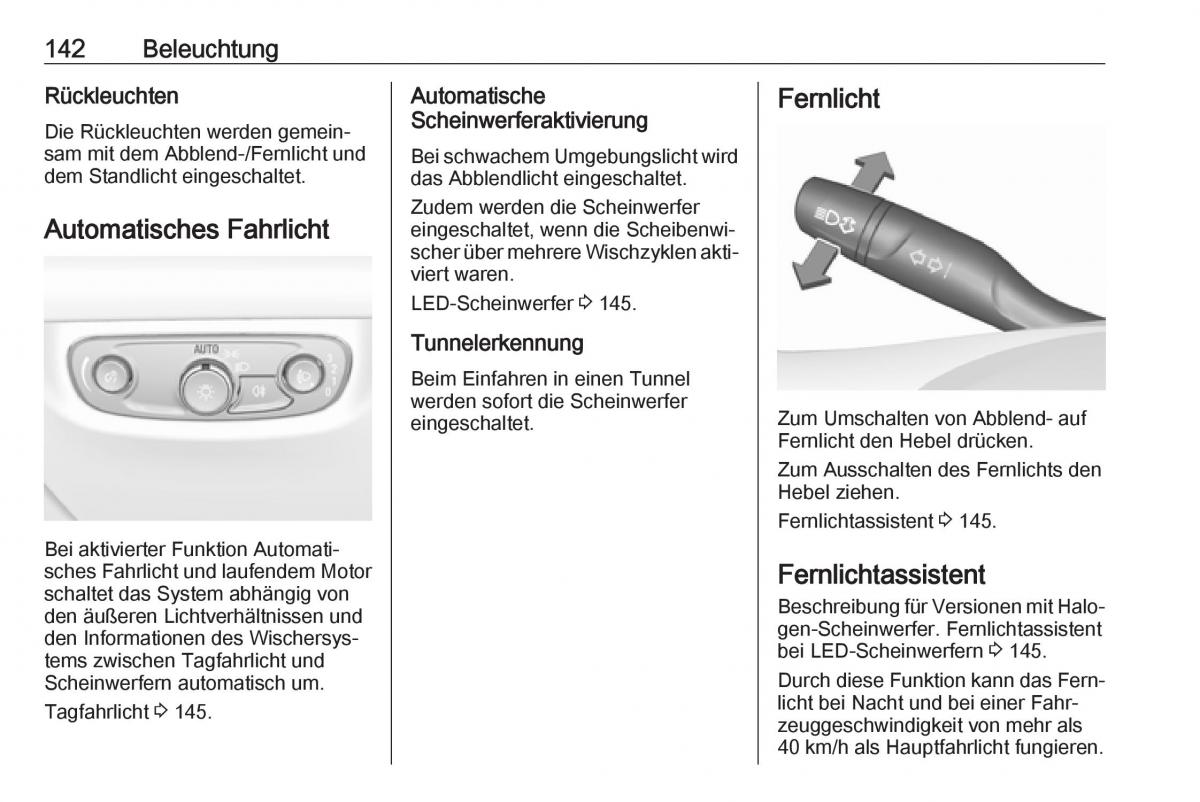 Opel Insignia B Handbuch / page 144