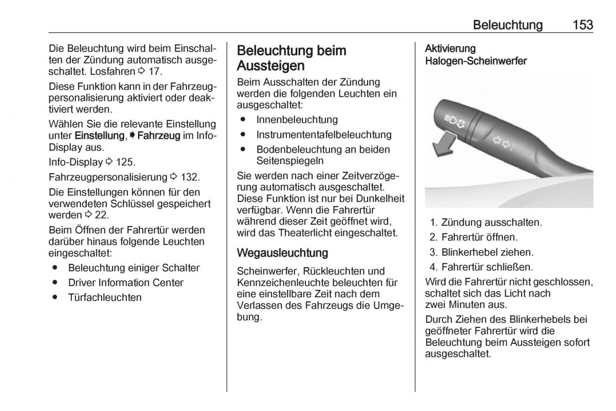 Opel Insignia B Handbuch / page 155