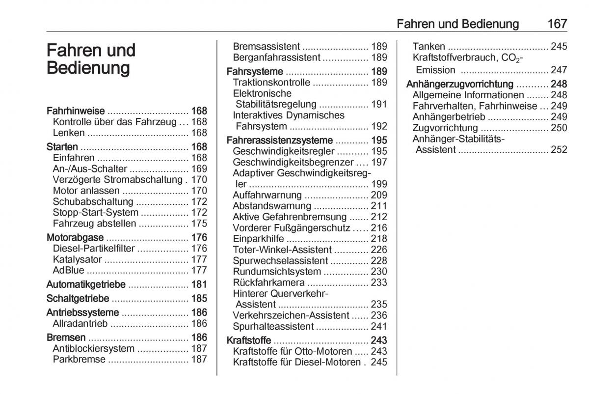 Opel Insignia B Handbuch / page 169