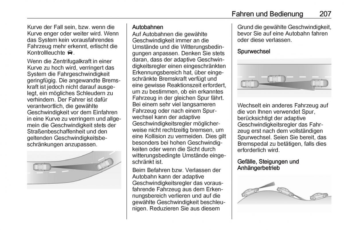 Opel Insignia B Handbuch / page 209